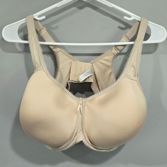 🐢 Wacoal Basic Beauty Underwire T-Shirt Bra 853192 42DD Sand Nude 5 - Picture 6 of 10